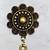 Black gold plated Brass Alloy   pair of Earring