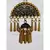 Black gold plated Brass Alloy   pair of Earring