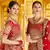 Stunning Red Heavy Hand Work & Embroidered Velvet Bridal Lehenga