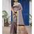 Sea Green Woven Party Wear Cotton Silk Sarees