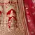 Stunning Red Heavy Hand Work & Embroidered Velvet Bridal Lehenga