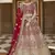 Stunning Red Heavy Hand Work & Embroidered Velvet Bridal Lehenga