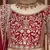 Stunning Red Heavy Hand Work & Embroidered Velvet Bridal Lehenga