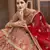 Stunning Red Heavy Hand Work & Embroidered Velvet Bridal Lehenga