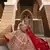 Stunning Red Heavy Hand Work & Embroidered Velvet Bridal Lehenga