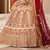Stunning Red Heavy Hand Work & Embroidered Velvet Bridal Lehenga