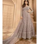 Shamita shetty resham embroidery only in front salwar kameez