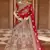 Stunning Red Heavy Hand Work & Embroidered Velvet Bridal Lehenga