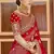Stunning Red Heavy Hand Work & Embroidered Velvet Bridal Lehenga
