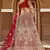 Stunning Red Heavy Hand Work & Embroidered Velvet Bridal Lehenga