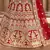 Stunning Red Heavy Hand Work & Embroidered Velvet Bridal Lehenga