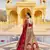 Stunning Red Heavy Hand Work & Embroidered Velvet Bridal Lehenga