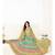 Yellow & Turquoise Blue Embellished Semi-Stitched Lehenga & Unstitched Blouse with Dupatta