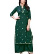  Dark Green Kurti Pant