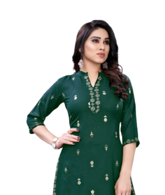  Dark Green Kurti Pant 3