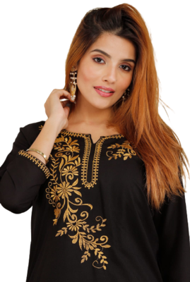 Black Kurti Pant 2