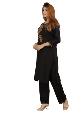 Black Kurti Pant 3