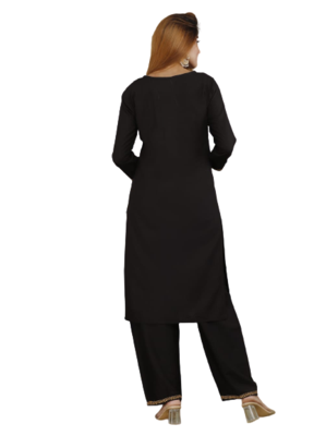 Black Kurti Pant 4