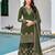 Rahi Fashion Women's Semi-Stitched Light Green Faux Georgette sharara suit for wedding wear