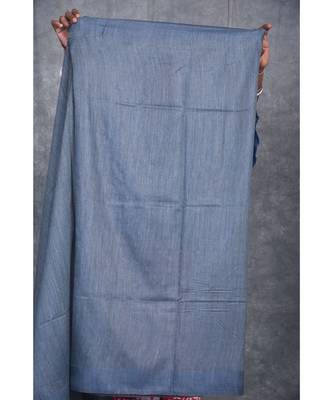 grey silk hand woven handloom saree with blouse 5