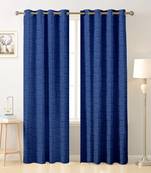 blue polyester Printed Net  curtains