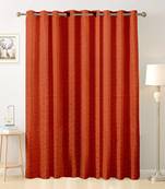 Red polyester Printed Net  curtain