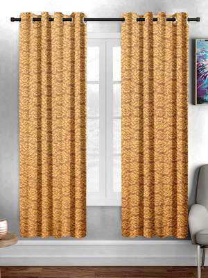 Cream polyester Printed Net  curtains 1