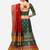 Green Woven Design Semi-Stitched Lehenga & Unstitched Blouse with Dupatta