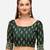Green Woven Design Semi-Stitched Lehenga & Unstitched Blouse with Dupatta
