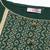 Women's Green & Cream Gotta Patti With Button Dress Material