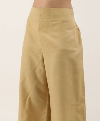 Women's Green & Cream Gotta Patti With Button Dress Material 6