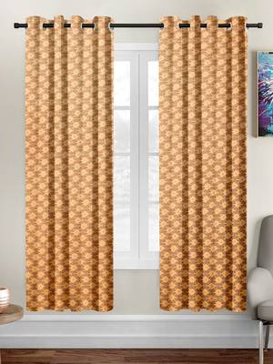 Cream polyester Printed Net  curtains 1