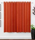 Red polyester Printed Net  curtain