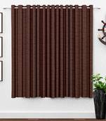 Brown polyester Printed Net  curtain