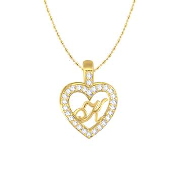 Gold plain Gold-Plated Alloy   Pendant   Chain 1