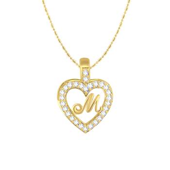 Gold plain Gold-Plated Alloy   Pendant   Chain 1