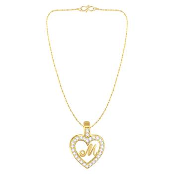 Gold plain Gold-Plated Alloy   Pendant   Chain 3