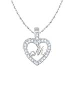 Silver plain Rhodium-Plated Alloy   Pendant   Chain