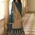 Beige embroidered chiffon salwar
