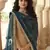 Beige embroidered chiffon salwar