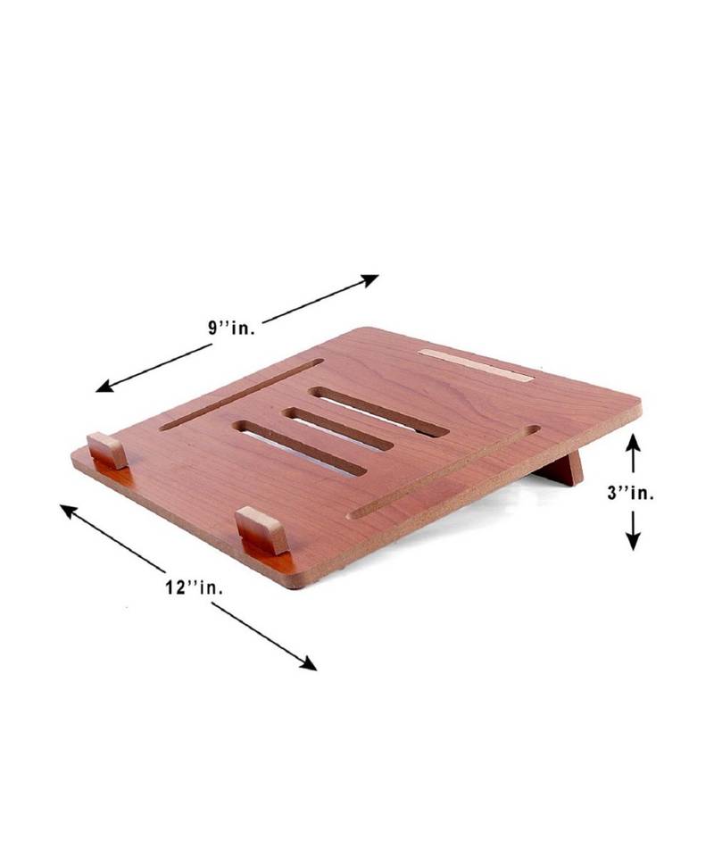 WOOD WOODEN LAPTOP TABLE AS COOLING PAD Laptop Stand