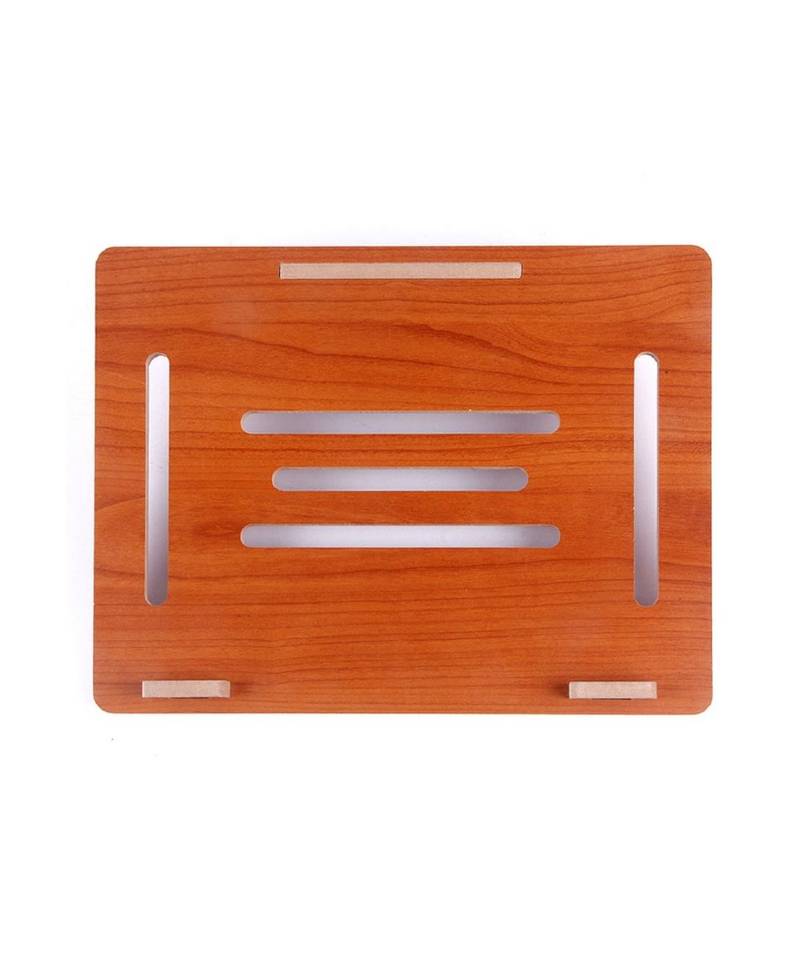 WOOD WOODEN LAPTOP TABLE AS COOLING PAD Laptop Stand