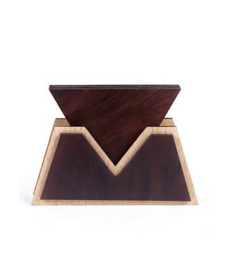 Wood Tea Coaster Set 1