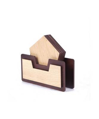 Wood Tea Coaster Set 3