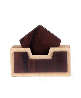 Wood Tea Coaster Set 1