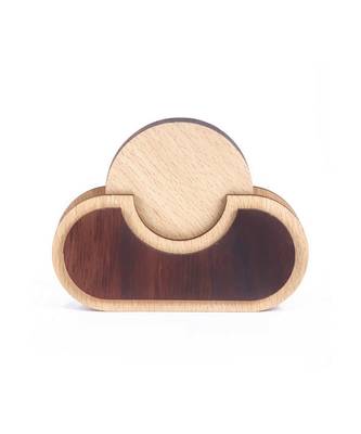 Wood Tea Coaster Set 1