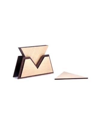 Wood Tea Coaster Set 5