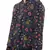 Navy Printed Crepe Top for Women