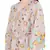 Lavender Printed Silkmul Kaftaan for Women
