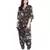 Brown Printed Art Crepe Crop Top and Low Crotch Pant with Attached Printed Art Georgette Drape for Women